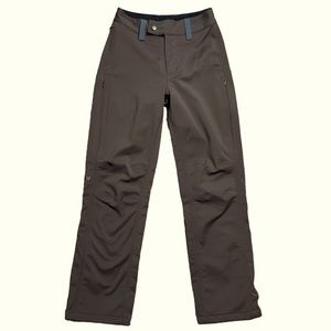 Outdoor Research Brown Fleece Lined Soft Shell Outdoor Winter Ski Pants Sz XS